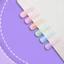 GREA Curve Highlighter Bút, Họa Tiết Phác Thảo Bút Trang Trí Dễ Thương Văn Phòng Phẩm Cô Gái Vẽ Bút Đánh Dấu, Bút Gel Kawaii Highlihter Account Pen