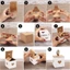 TUYỆT VỜI 10 Hộp Kẹo Sô Cô La, Giấy Kraft Mini Hộp Ủng Hộ Đám Cưới, Trang Trí Tiệc Có Tay Cầm Đôi Trái Tim Trắng & Nâu Quà Tặng Hộp Đóng Gói Đồ Dùng Tiệc Sinh Nhật Đám Cưới