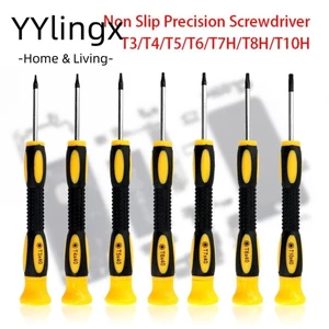 YYlingx Tuốc nơ vít Torx, T3 / T4 / T5 / T6 / T7H / T8H / T10H Có Dụng cụ sửa chữa tháo gỡ lỗ, Dụng cụ loại bỏ nhựa thực tế cho xbox 360, xbox one, ps3, ps4 Bộ điều khiển không dây