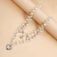 Unstop * Ngọc Trai Trái Tim Xương Đòn Dây Xích Nhiều Lớp Choker Với Mặt Dây Chuyền Tình Yêu Phụ Kiện Hợp Thời Trang