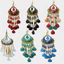 ZENZON Bohemian Tua Rua Bông Tai, Phong Cách Bohemia Hình Trái Tim Phong Cách Dân Tộc Bông Tai, Phụ Kiện Trang Sức Cá Tính Sáng Tạo Hình Học Rỗng Bông Tai Nữ
