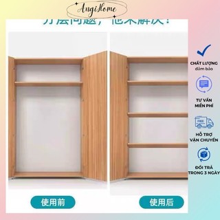Miếng Dán Phân Tầng Tủ Quần Áo ,Tủ Bếp Tiện Dụng Dễ Lắp Đặt Không Cần Khoan Tường ANGIHOME