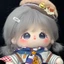 【Bingo】Búp bê cotton 20 cm dễ thương, búp bê hình người có tóc [quà tặng ngẫu nhiên 1 váy] búp bê hóa trang có xương, quà sinh nhật（0133）