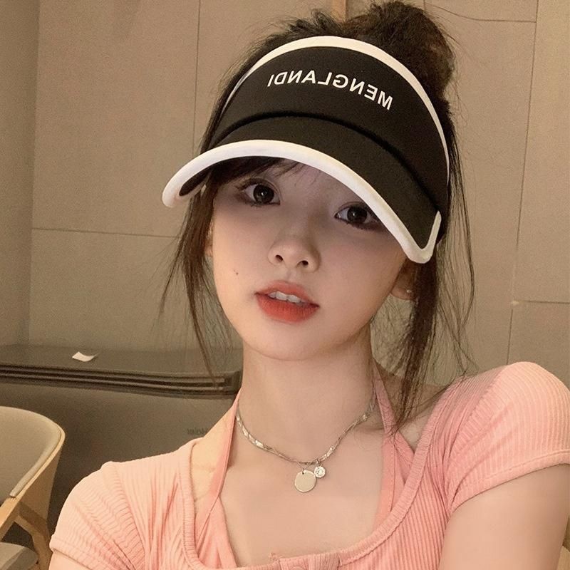 Mũ lưỡi trai nửa đầu Chống Nắng  chống tia UV dáng thể thao cho nữ xinh xắn Phụ Kiện Đội Đầu