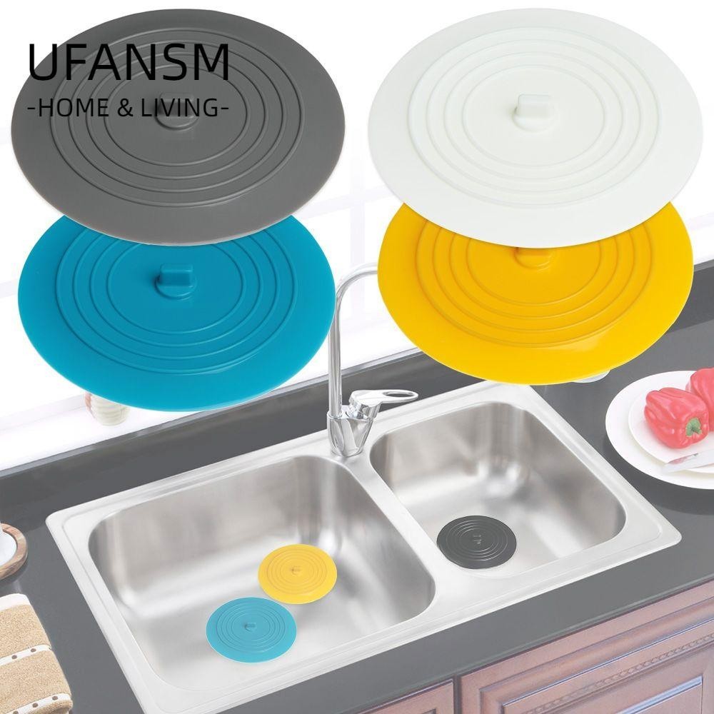 UFANSM Đậy Cống Thoát Nước Bồn Rửa Chén Hình Tròn Cỡ Lớn Bằng Silicone 15cm Chống Rò Rỉ