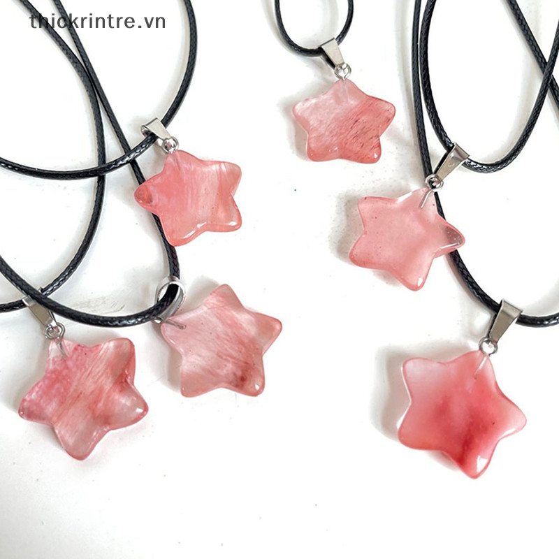 Thi Hợp Thời Trang Đá Pha Lê Ngôi Sao Mặt Dây Chuyền Vòng Cổ Sáng Tạo Phù Hợp Với Pentagram Xương Đòn Dây Xích Dành Cho Nữ Dự Tiệc Trang Sức Quà Tặng VN