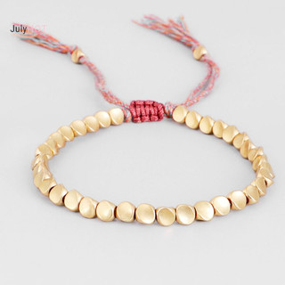 Julyhot Tây Tạng Đan Hạt Đồng May Mắn Dây Vòng Tay Unisex Vòng Tay Massivedeals Trang Sức
