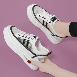 Baotou Giày Sandal Thể Thao Nữ Đế Mềm Mùa Xuân Đế Dày Rỗng Thoáng Khí Giày Trắng Lỗ Giày Sandal Thể Thao Baotou Nữ Đế Mềm Mùa Xuân Thường Ngày Đế Dày Rỗng Thoáng Khí Giày Trắng Lỗ