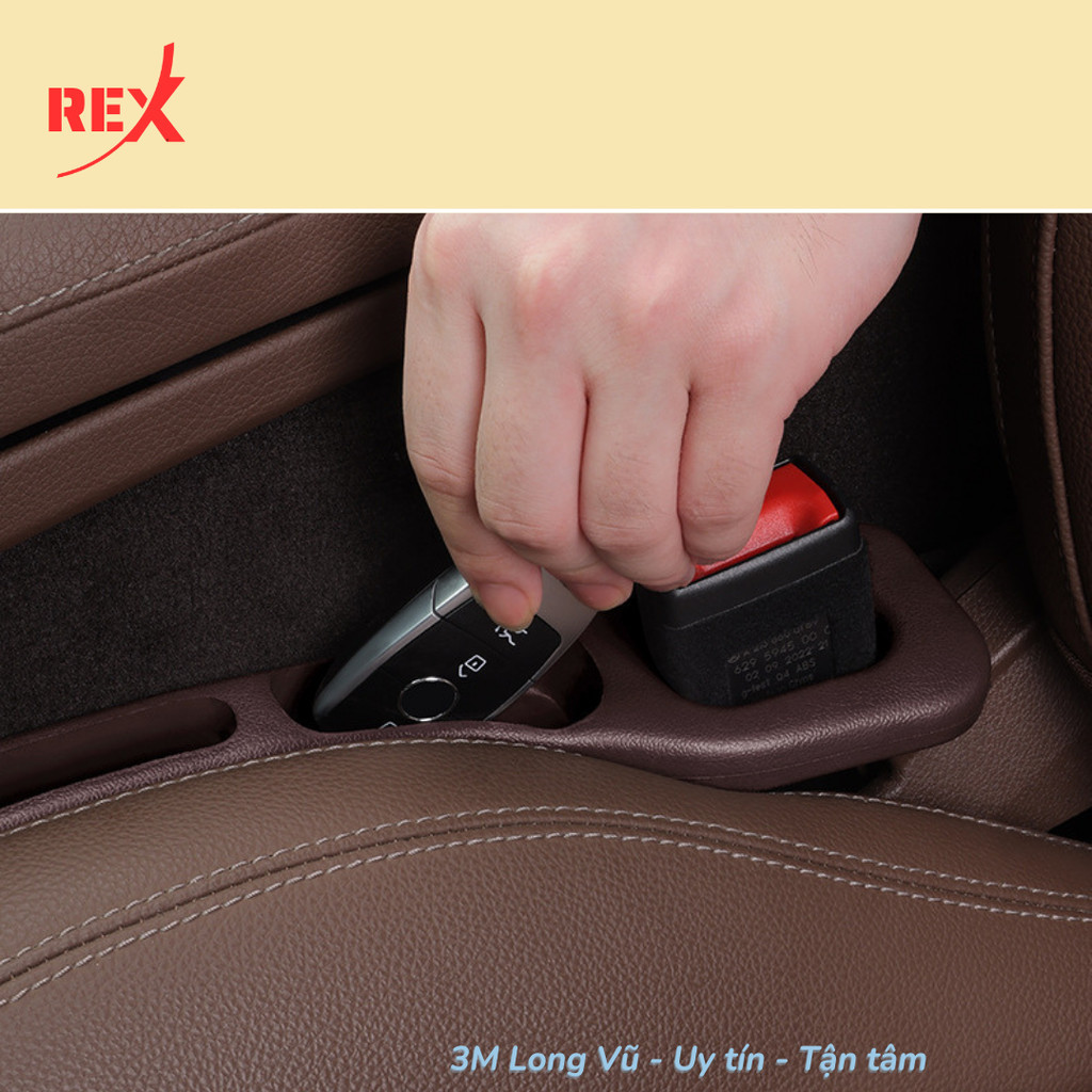 Chặn khe hở ghế ô tô REX R540 Chống rơi đồ, Lắp đặt nhanh chóng