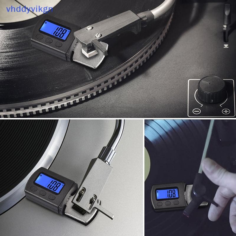 Vhd LCD Bàn xoay kỹ thuật số Stylus Đồng hồ đo lực Đèn nền Theo dõi chính xác cao để ghi âm Cân chính xác VN