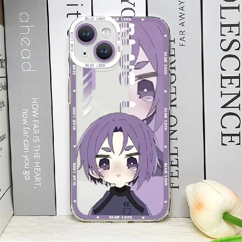 Ốp Điện Thoại Cho IPhone 16 15 Pro Max Plus 11 12 13 14 Promax Anime BLUE LOCK Hoạt Hình Dễ Thương Thoáng Mát Mềm Trong Suốt