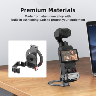 Dành Cho DJI OSMO POCKET 4 / 3 Di Động teleprompter Đứng Để Bàn Cố Định Kẹp Lạnh Giày Bốt Mở Rộng Phụ Kiện camera