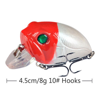 Mồi Câu Cá Giả Fatso Nổi Mắt 3D Chuyên Câu Lure Chất Lượng Cao MO53