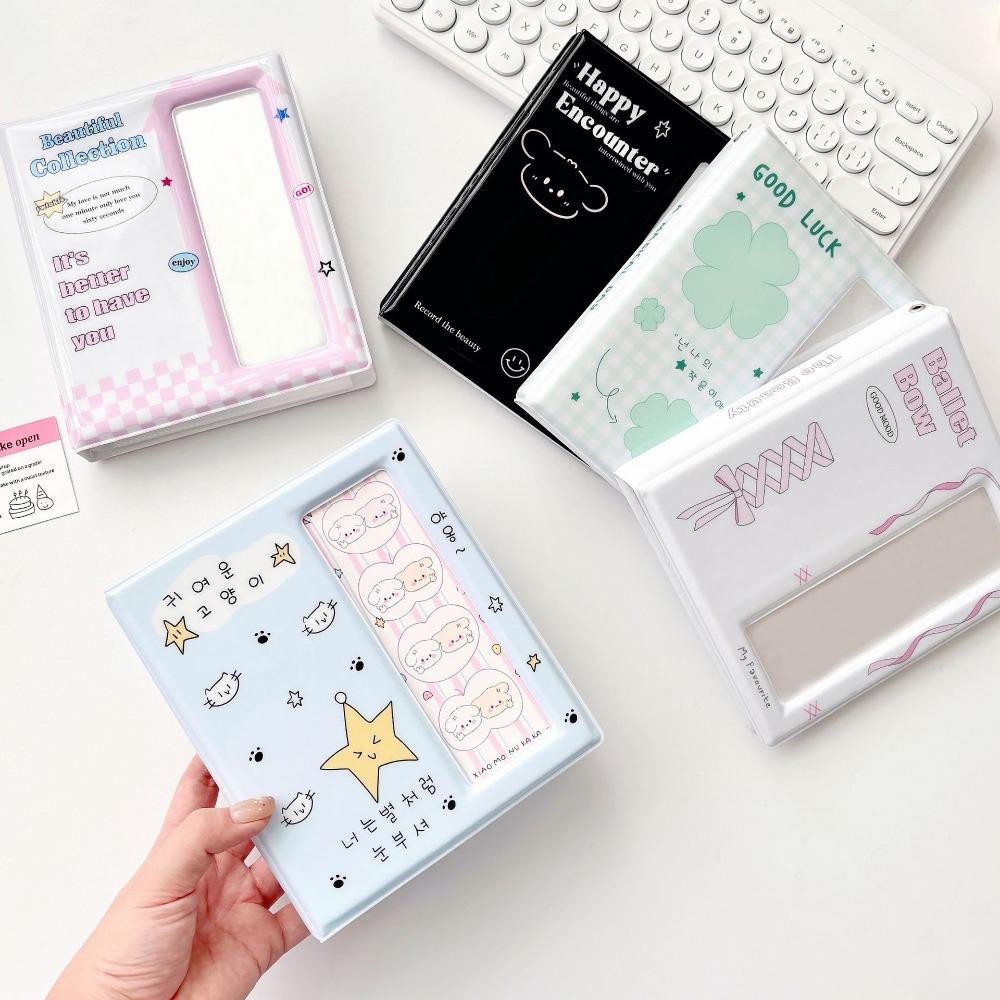 Album Ảnh HOBBYIN, Hộp Đựng Ảnh PVC Photocard, Bộ Sưu Tập Photocard Sách Dung Tích Lớn 60 Túi Thẻ Thần Tượng Thu Thập Sách Quà Tặng Sáng Tạo