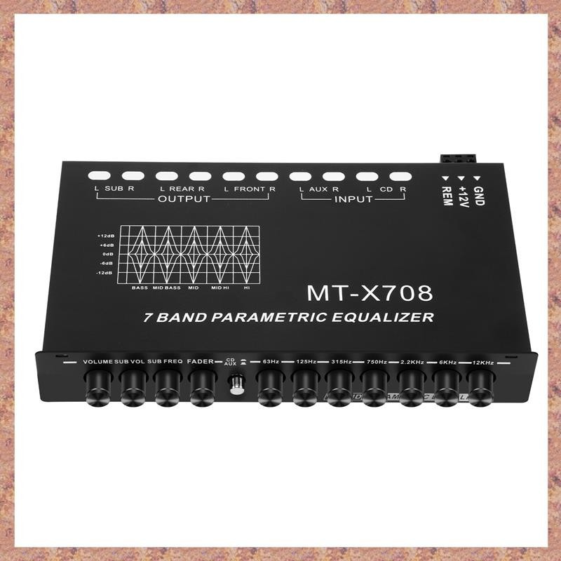 Bộ Khuếch Đại Âm Thanh Xe Hơi EQ Có Công Tắc Đầu Vào CD / AUX (R F C V)