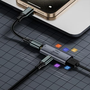 BTM Loại C USB3 2 Bộ khuếch đại tín hiệu Hỗ trợ truyền dữ liệu Máy in sạc Màn hình Cáp máy ảnh Bộ mở rộng dây