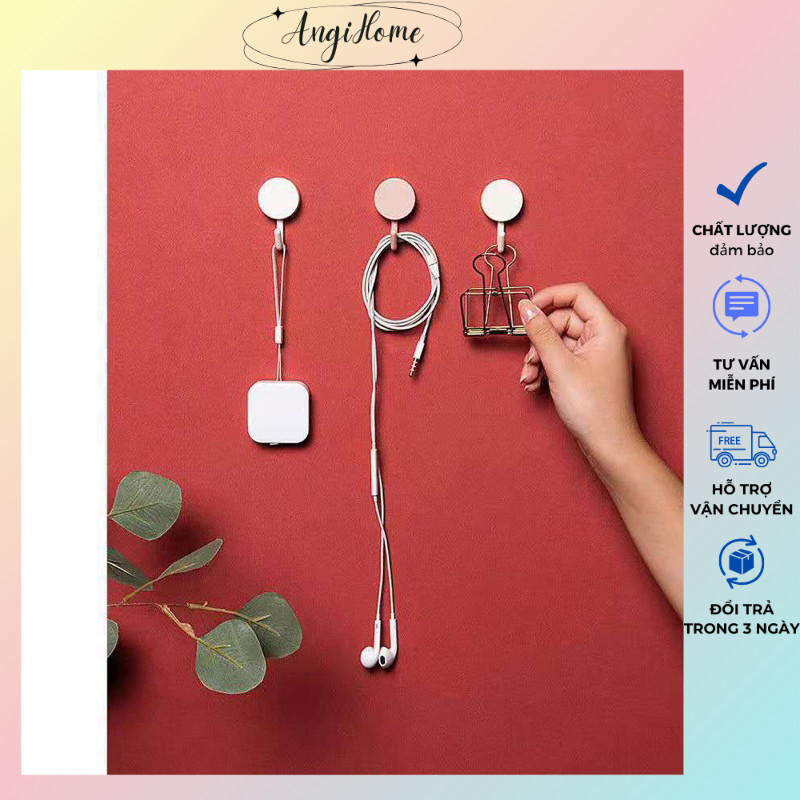 Móc Tròn Treo Đồ Dán Tường Đa Năng ANGIHOME