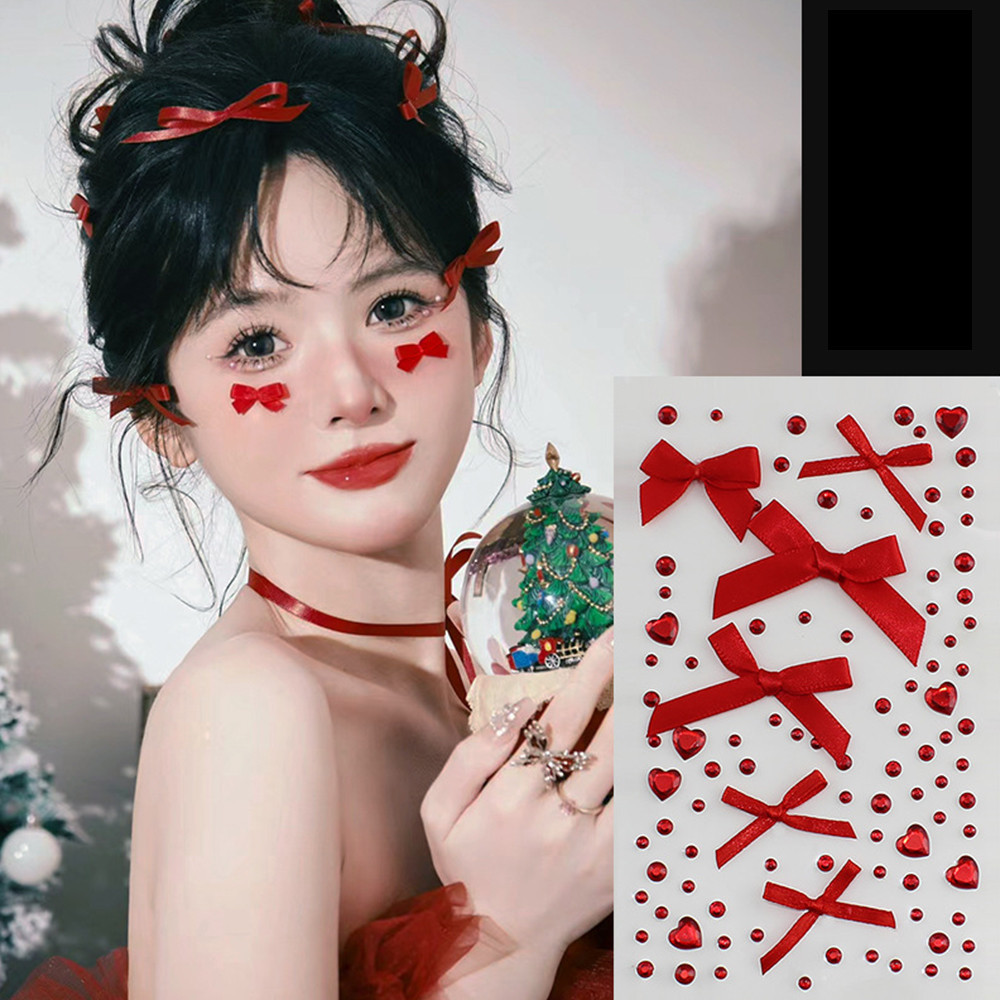 Bướm Trang Điểm Miếng Dán Mặt Nơ Tie Nghệ Thuật Nhãn Dán Tự Dính