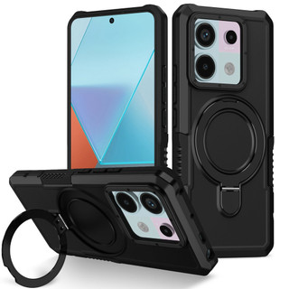 Dành Cho Redmi Note 13 Pro / Note 14 Pro 5G Ốp điện thoại Có Giá Đỡ Vòng PC Cứng Cạnh TPU Mềm Cấp Quân Sự Chống Rơi Vỏ Mỏng Chống Sốc
