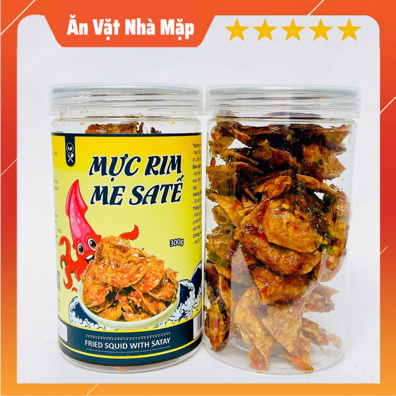 Khô Mực Rim Satế Cay Thơm Hủ Pet 300g | Shopee Việt Nam