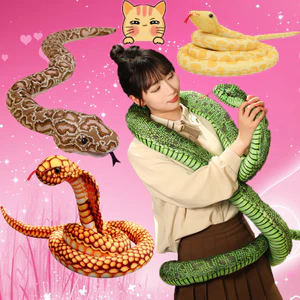 Bct Rắn Đồ Chơi Sang Trọng Python Đồ Chơi Sang Trọng Dễ Thương Vàng Python Búp Bê Vải Cho Trẻ Em Quà Tặng Sinh Nhật, Trang Trí Gia Đình, Quà Tặng Năm Mới, Trang Trí Xe Hơi
