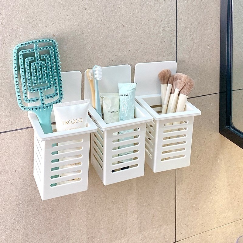 [Nổi bật] Giá để đồ treo tường - Giá đỡ thìa đũa - Giỏ thoát nước bồn rửa - Giỏ thoát nước - Tự dính, Không cần đinh - Đồ dùng bộ đồ ăn nhà bếp