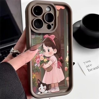 Carcasa De TeléFono Flower Girl Vỏ Điện Thoại Cho Iphone 15 11 12 14 13 Pro Max 7plus Xr X 15 7 8 Plus Mini Xs Max Se 2020 Vỏ TPU Mềm Chống Sốc Sky Eye Ladder Cover
