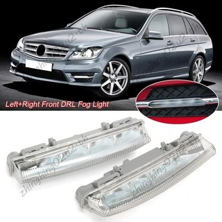 Đèn sương mù chạy ban ngày DRL phía trước ô tô cho Mercedes Benz W204 W212 C250 C280 C350 E350