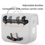 Rockbros Xe Đạp Pannier Túi Chống Thấm Nước Dung Tích Lớn Đường Dài Du Lịch Túi Bảo Quản Có Thể Điều Chỉnh MTB Phía Sau Giá Túi Thiết Bị Đi Xe Đạp 9L-15L — ảnh 5