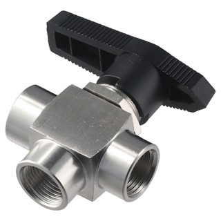 Van bi WOAY, Van tay ống khí 3 / 8 “3 chiều, Van kiểm tra lò xo ren 1 / 4“ BSPP Nữ Chủ đề Kiểm soát lưu lượng ống nước