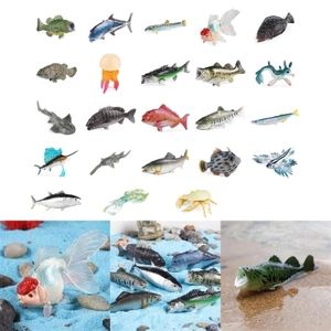 Tượng mô hình cá nhựa Mya Mô hình cá dễ thương cho cảnh quan bể cá DIY Trang trí