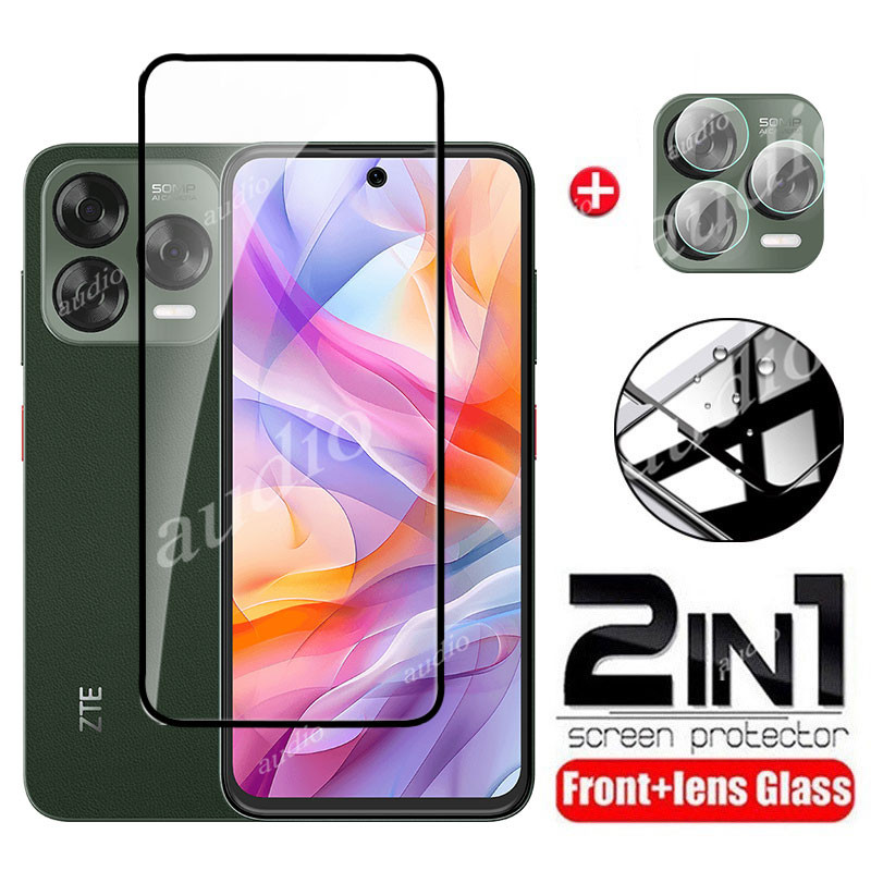 Nubia V80 Design 4G Nubia V70 Design 4G 2in1 Kính Cường Lực Cho ZTE Blade V70 Design BladeV70 4G Bảo Vệ Màn Hình Phim Ống Kính Máy Ảnh HD Mềm Cho ZTE Nubia V70 Design 4G Bảo Vệ Màn Hình Phim Điện Thoại