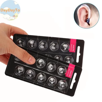 Daydayto 10 Chiếc Máy Trợ Thính Nút Tai Mái Vòm Silicon Trắng Mở Phù Hợp Đầu Tai Có Thể Thay Thế Phụ Kiện Máy Trợ Thính 8 / 10 Mm Mất Thính Lực VN