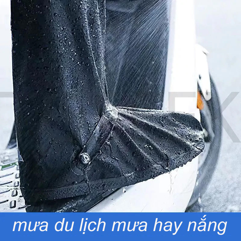 Bốt mưa PVC chất lượng cao,Bọc Giày Đi Mưa Cổ Cao Chống Trơn Trượt,Size 35-47,Ủng Bọc Giày Cổ Cao