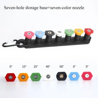 Vòi phun rửa áp lực cao ALMA1, phích cắm nhanh 1 / 4 Inch nhiều màu có giá đỡ vòi phun, Phụ kiện rửa xe dễ dàng kết nối Máy làm sạch Máy phun giặt