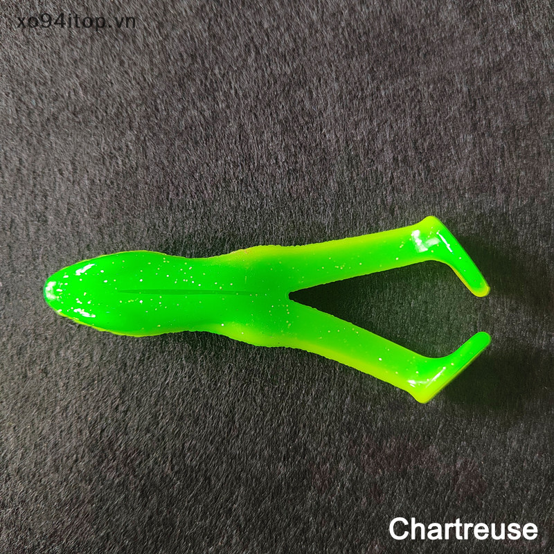 Xoitop 4 Floag Kick Frog Road Runner Lure Floag Thunder Frog Bionic Mềm Mồi Mồi Câu Cá T-Tai Chống VN