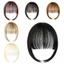 JUNYUE88US Bang Hair Extension, Giả Hairpiece Fringe Blunt Bangs, Phụ Kiện Tóc Kiểu Màu Nâu Tự Nhiên Giả Nổ Phụ Nữ