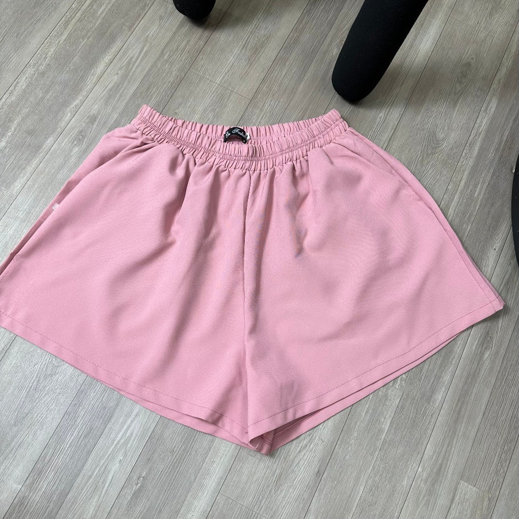 Quần Đùi Dáng Chữ A Bigsize Nữ,Quần Short Dáng Chữ Vải For Nhẹ Mặc Thoáng Mát Q500