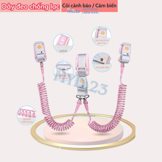Dây dắt trẻ em đi dạo chống cắt  Myd.23 phản quang lõi thép có còi báo động, cảm biến dây dài 2M