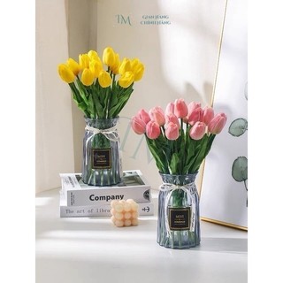 Mới 10 Bông Hoa Tulip giả chất liệu PU  Bunnies cao cấp Decor trang trí nhà cửa xinh xắn tự nhiên nhiều mẫu lưa chọn