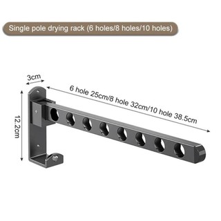 Móc treo tường JKDESIGN gấp gọn, móc treo đồ tủ quần áo bằng thép không gỉ bền, có thể thu vào