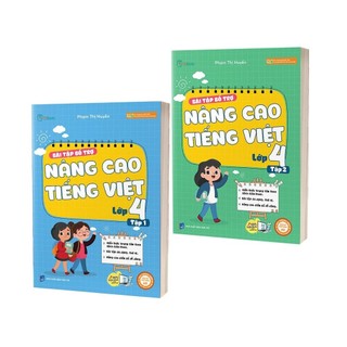 Sách - Combo Bài tập bổ trợ nâng cao Tiếng Việt lớp 4 - Phân loại lẻ/combo