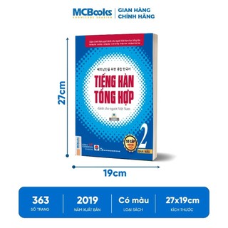 Sách - Combo Tiếng Hàn Tổng Hợp Dành Cho Người Việt Nam - Sơ Cấp 2