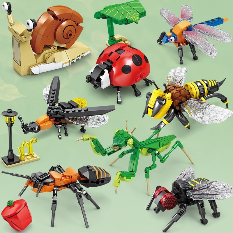 Tương thích Lego Khối Xây Dựng Côn Trùng Thế Giới Bọ Cạp Sinh Học Mô ...