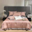 Bộ Chăn Ga Gối Chất Liệu Phi Lụa Óng Mịn Không Nhăn Không Xù - MemMinbedding Luxury