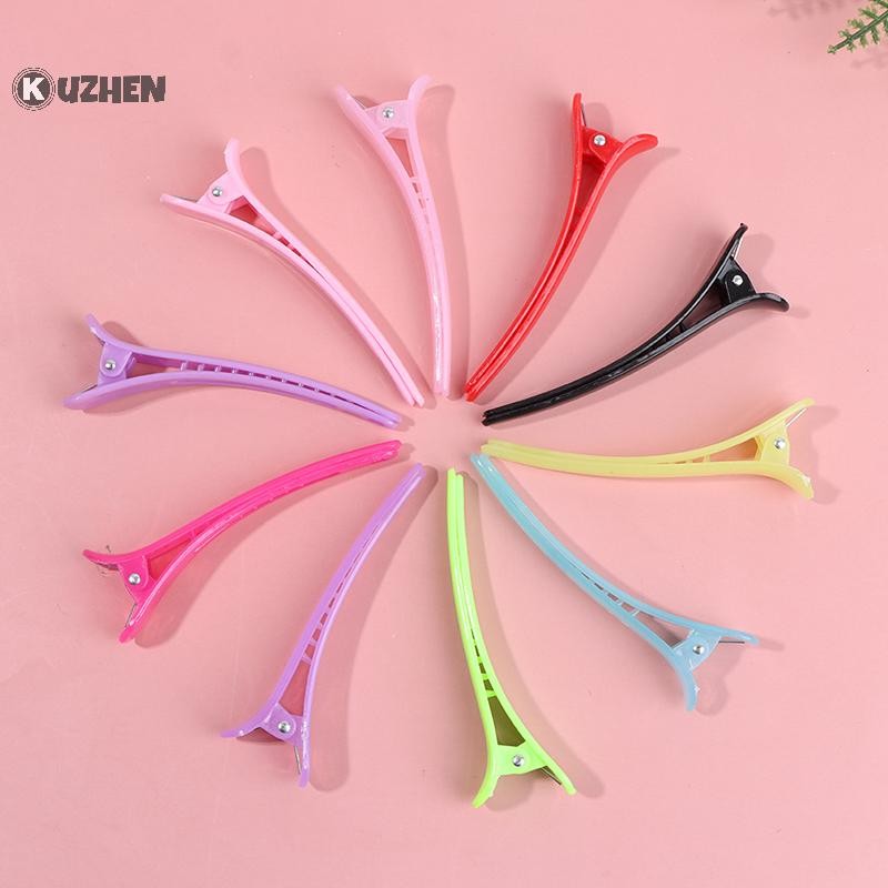 Kuzhen 10 Cái / bộ Kẹp Tóc Cơ Bản Cắt Salon Tạo Kiểu Tóc HOT