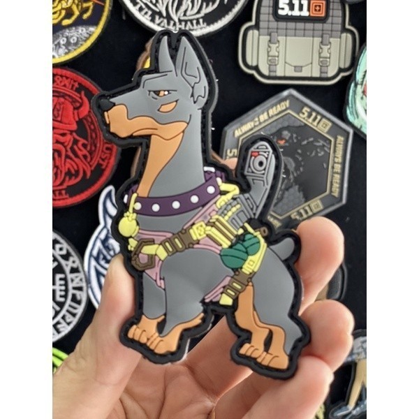 Patch_miếng dán PVC chó tactical