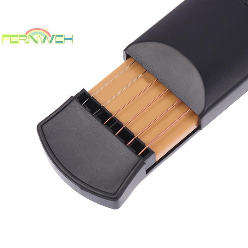 [Fernweh] Di Động 6 Đàn Guitar Bỏ Túi Bass Quà Tặng Du Lịch Dây Đàn Guitar Hợp Âm Huấn Luyện Ngón Tay Tập Thể Dục Dành Cho Người Mới Bắt Đầu Trẻ Em [MỚI]