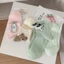 Vớ tất cổ trung màu pastel hình gấu thỏ mèo cute