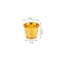 MONOSTYLE Golden Temple Cup, Chậu trà gia dụng trang trí, Ly rượu cổ điển trang trí cổ điển